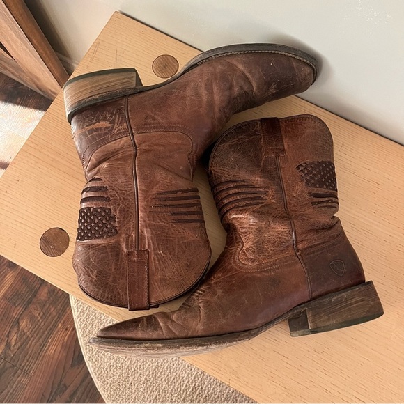 Ariat  Circuit Patriot Western Men`s Boot Size 14 D Weathered brown (10029699) main image 7